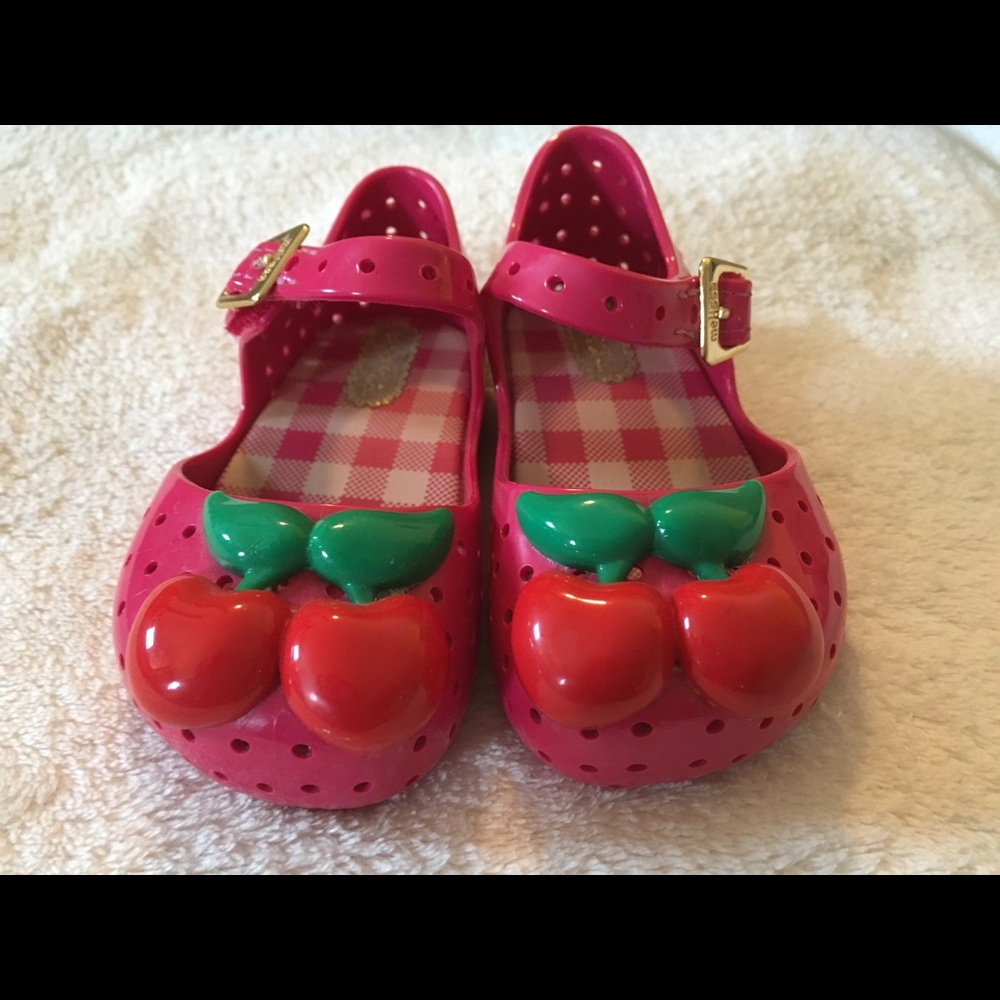 Mini Melissa cherry shoes 5